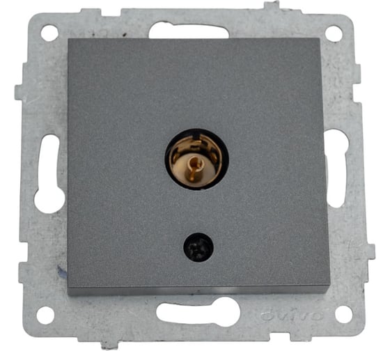 Телевизионная розетка OVIVO Loft оконечная дымчатый 600-000311-225 1