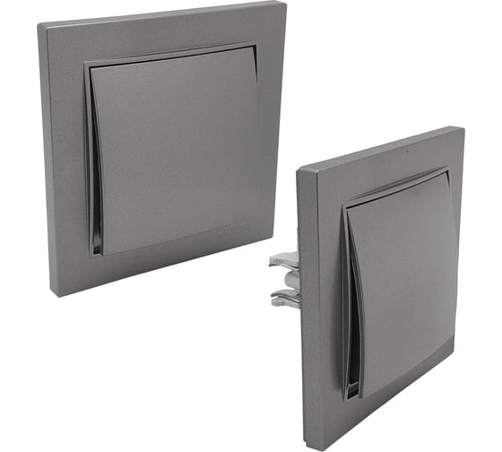 1-местная рамка Nilson THOR Metallic, антрацит 27160091