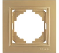 1-местная рамка Nilson THOR Metallic, золото 27150091