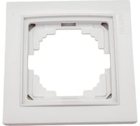 1-местная рамка Nilson THOR, белый 27110091