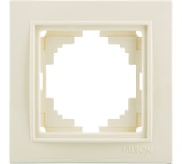 1-местная рамка Nilson THOR, кремовый 27120091