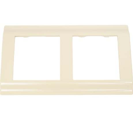 2-местная рамка Nilson advantage кремовый, 20120092