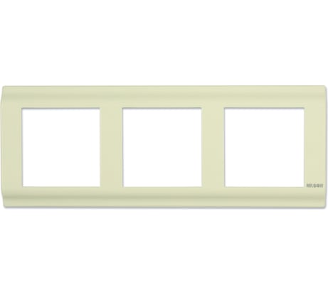 3-местная рамка Nilson advantage кремовый, 20120093
