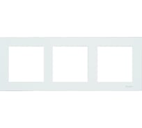 3-местная рамка Nilson moda белый, 21110093
