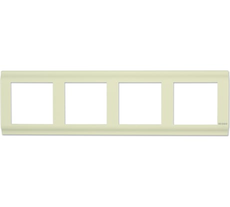 4-местная рамка Nilson advantage кремовый, 20120094