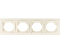 4-местная рамка Nilson THOR, кремовый 27120094