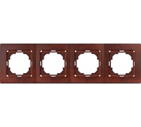 4-местная рамка Nilson TOURAN WOOD, черешня 24260094