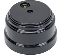 Розетка TV Bylectrica ОУ, серия РЕТРО, черный ТР-5241 черный