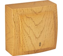 1-клавишный проходной выключатель Nilson ОУ, Themis, дуб 26251007