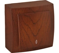 1-клавишный проходной выключатель Nilson ОУ, Themis, черешня 26261007