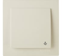 1-клавишный выключатель Nilson СУ Кнопка, TOURAN-ALEGRA-THOR, кремовый 24121005