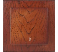 1-клавишный проходной выключатель Nilson СУ, TOURAN WOOD, черешня 24261007