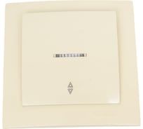 1-клавишный проходной выключатель Nilson СУ с подсветкой, TOURAN-ALEGRA-THOR, кремовый 24121008 25022247