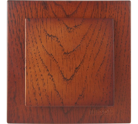 1-клавишный выключатель Nilson СУ, TOURAN WOOD, черешня 24261001