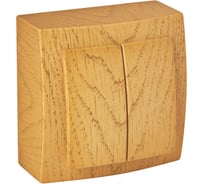 2-клавишный выключатель Nilson ОУ, Themis, дуб 26251003