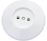Круглая розетка ООО Ливны-Электро РС 10-008 белая РС 1814 1