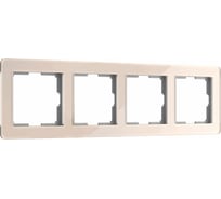 Рамка на 4 поста WERKEL Acrylic айвори a062134