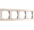 Рамка на 4 поста WERKEL Acrylic айвори a062134 1