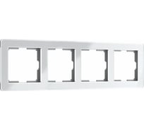 Рамка на 4 поста WERKEL Acrylic белый a062131