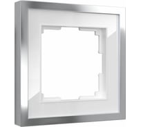Рамка на 1 пост WERKEL Baguette белый/серебро a060227