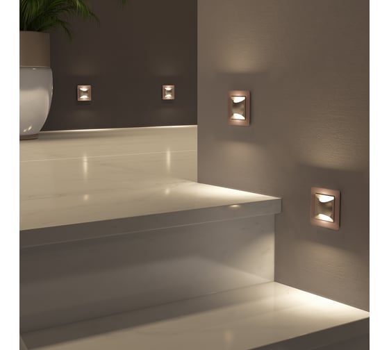 Встраиваемая LED подсветка WERKEL шампань a057496
