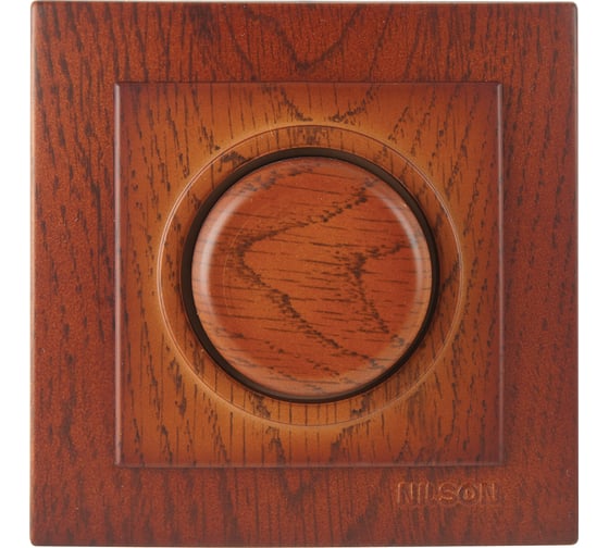 Светорегулятор Nilson СУ 1000 Вт, TOURAN WOOD, черешня 24261053 1
