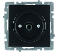 Универсальная розетка Nilson ТВ/Спутник (F-коннектор), TOURAN-ALEGRA-THOR, матовый черный 24380465