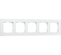 Рамка на 5 постов WERKEL белый матовый a051287