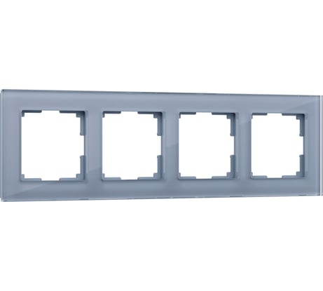Рамка на 4 поста WERKEL серый a050966
