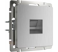 Розетка Ethernet RJ-45 WERKEL серебряный рифленый a051360