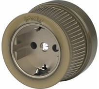 Розетка WERKEL с заземлением Ретро бронзовый a050768