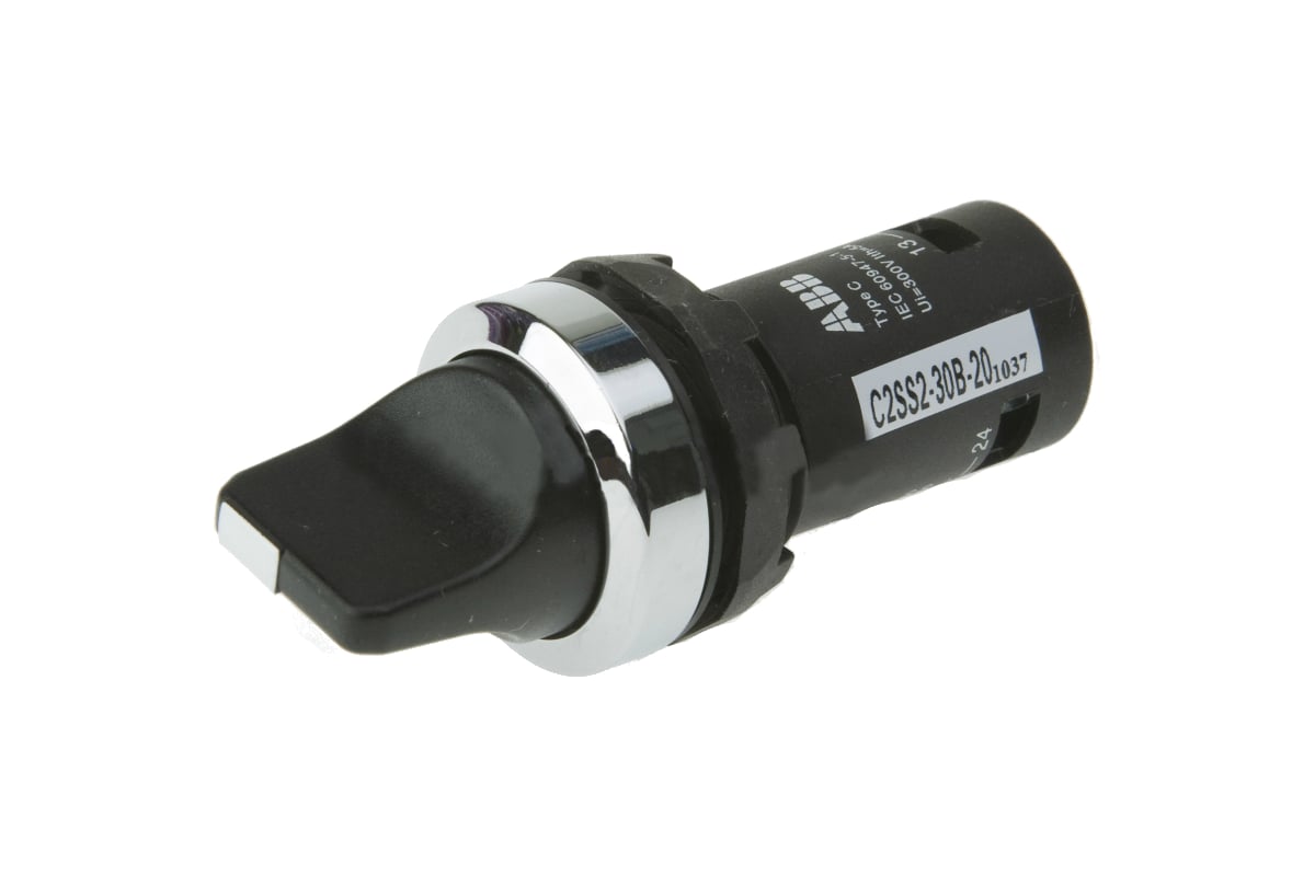 Двухпозиционный переключатель ABB C2SS2-30B-11 черный 1SFA619201R3076 ...
