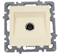 Механизм ТВ розетки Nilson концевая, низкая потеря сигнала 0,5dB, moda-advantage кремовый, 20122433