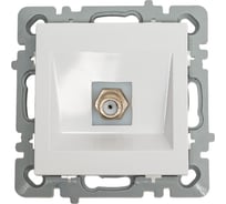 Механизм розетки Nilson универсальная ТВ-спутник, moda-advantage белый, 20112465