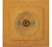 ТВ розетка Nilson проходная, СУ, TOURAN WOOD, дуб 24251028