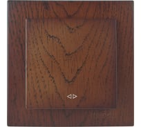 Крестообразный выключатель Nilson СУ, TOURAN WOOD, орех 24271010