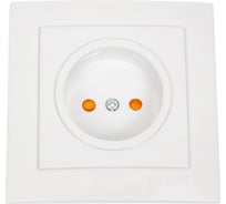 1-местная розетка Nilson СУ с защитной шторкой, TOURAN-ALEGRA-THOR, белый 24111016