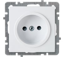 Механизм 1-местной розетки Nilson СУ с защитной шторкой, TOURAN-ALEGRA-THOR, белый 24110416