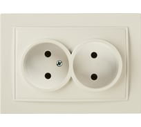 2-местная розетка Nilson СУ, ALEGRA-THOR, кремовый 27121024