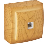 1-местная компьютерная розетка Nilson ОУ RJ45 CAT5, Themis, дуб 26251044
