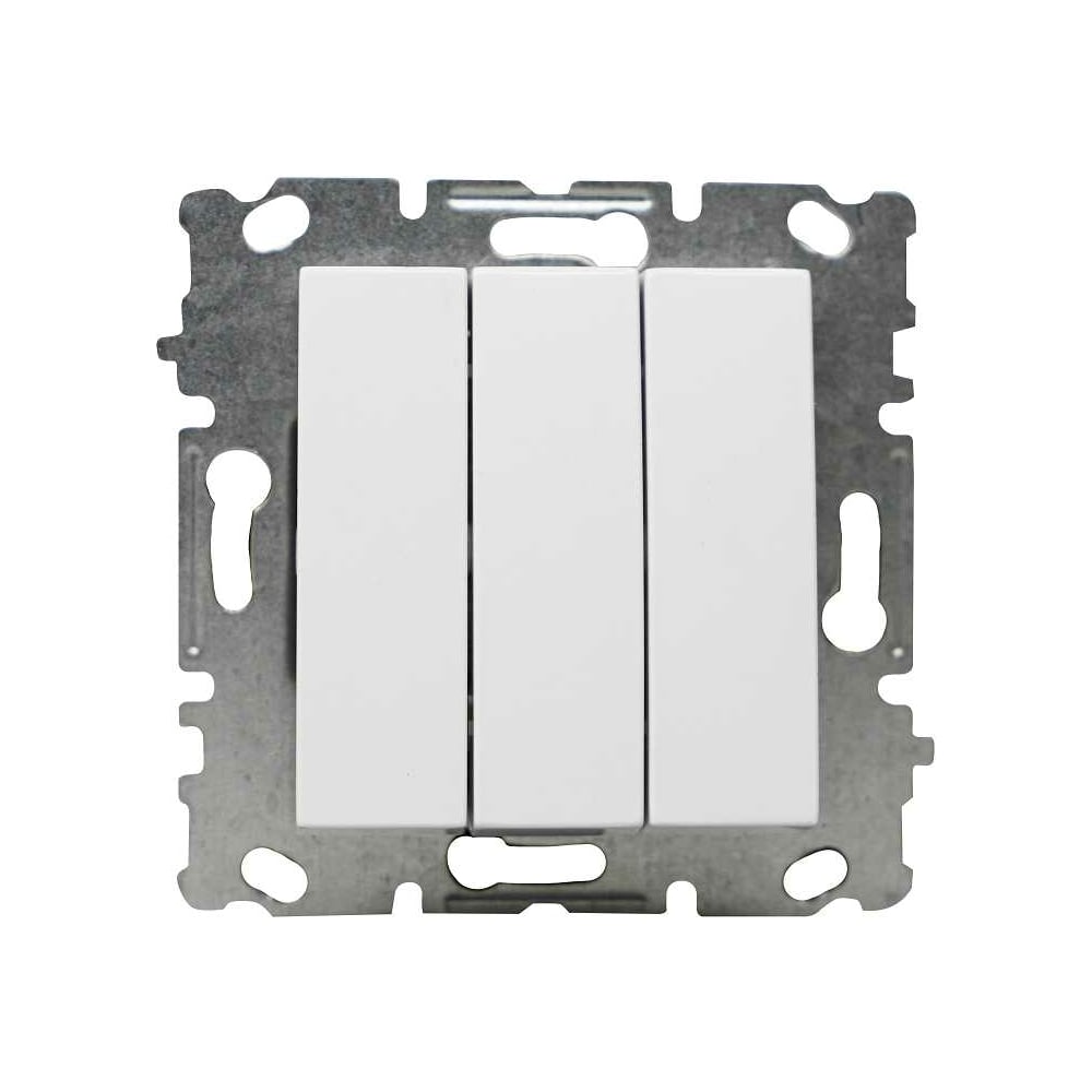 Трехклавишный выключатель Vesta-Electric Roma без рамки Vesta Electric ...