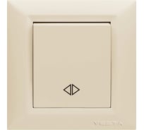 Выключатель Metronex Electric Roma Кремовый реверсивный промежуточный FVK010120MLK