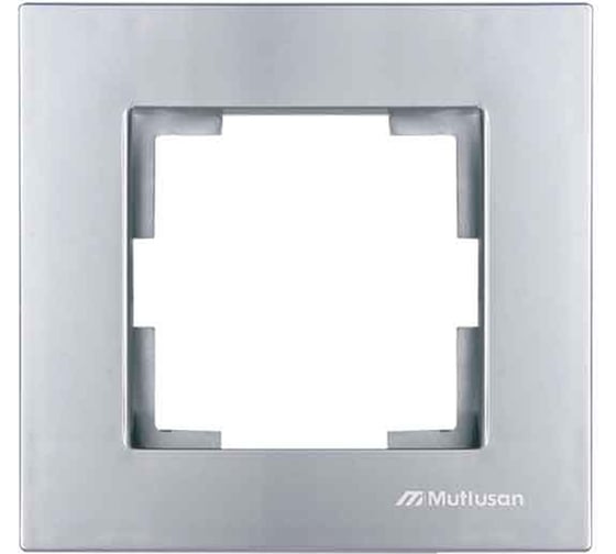 Одинарная рамка Mutlusan Rita цвет металлик 2220 800 1182 1