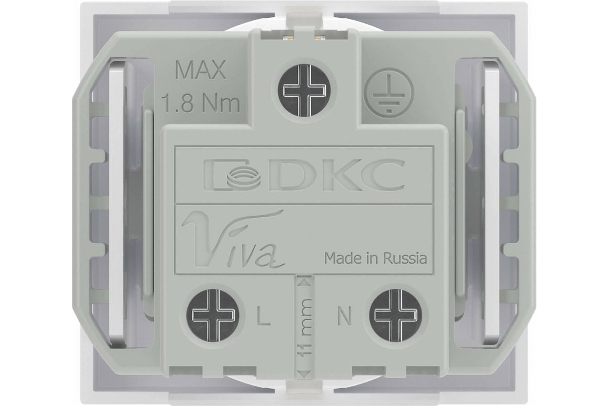 Розетка для кабель канала dkc viva 45005