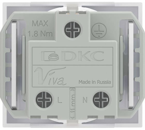 Розетка для кабель канала dkc viva 45005