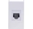 Телефонная розетка DKC RJ12, 6P6C, Viva, белая, 1мод 45018 1
