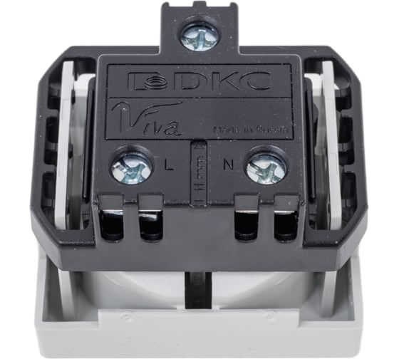 Розетка 1-м VIVA 2 модуля, серая DKC 45025