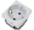 Розетка 1-м VIVA 2 модуля, серая DKC 45025 4