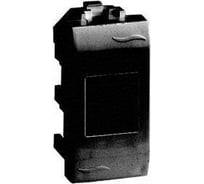 Телефонная розетка RJ-11 черная, 1 модуль DKC 77644N