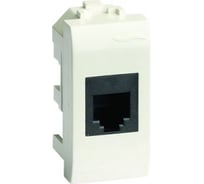 Телефонная розетка, белая DKC RJ-11 76644B